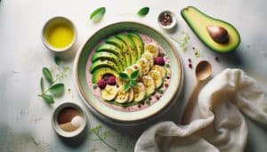 Bananen-Avocado IJs zonder Suiker