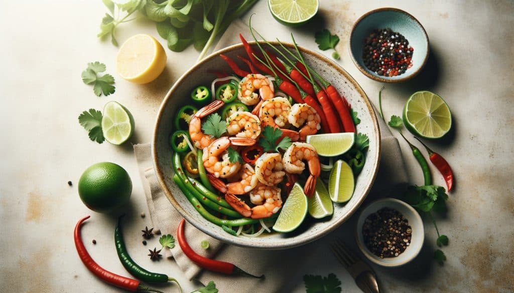 Chili-Limoen Garnalen Bowl