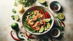 Chili-Limoen Garnalen Bowl