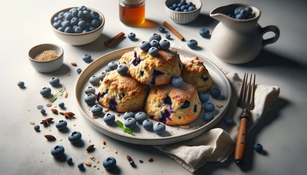 Fiberrijke Scones met Bosbessen