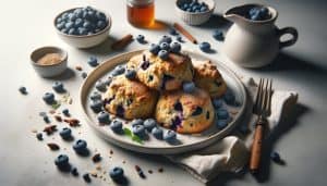 Fiberrijke Scones met Bosbessen