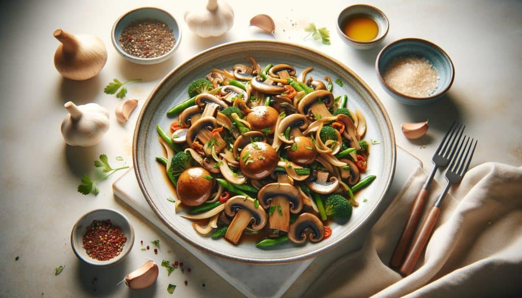 Gebakken Oesterzwam met Knoflook