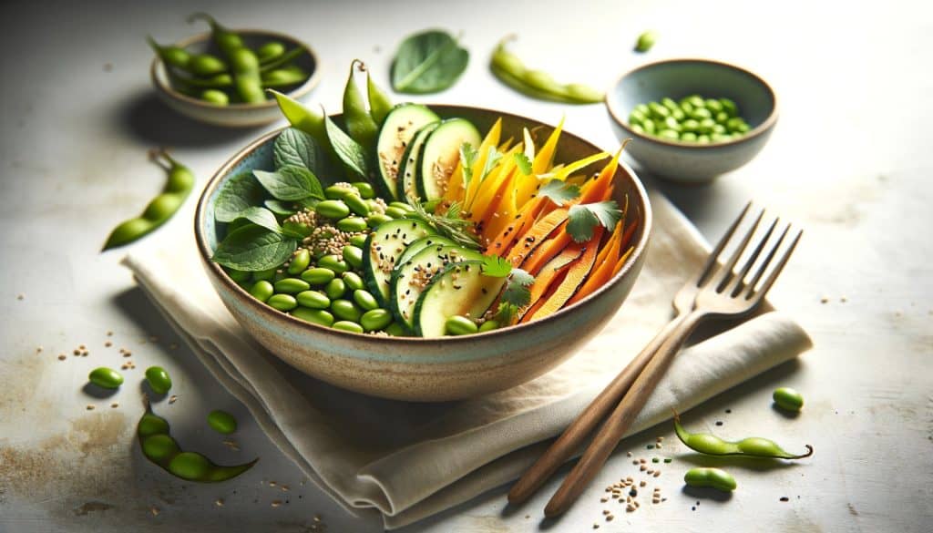 Gember-Kurkuma Rijst Bowl met Edamame