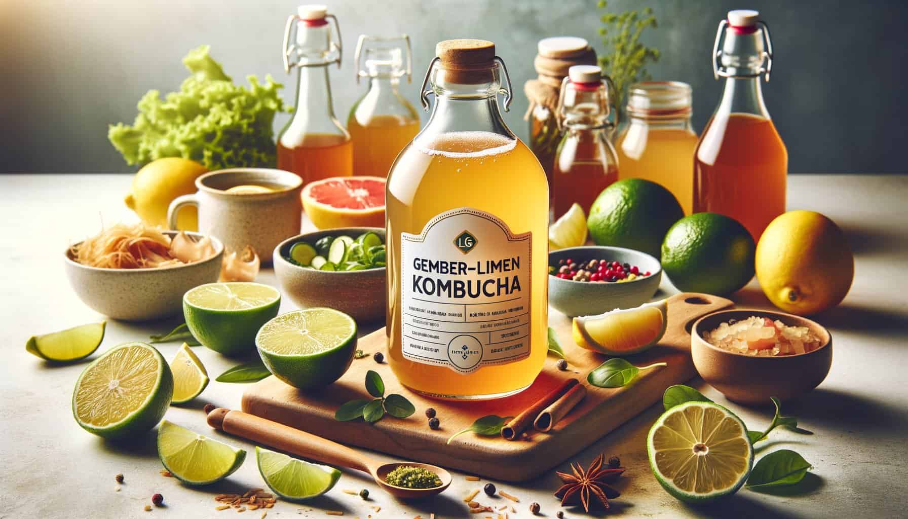 Gember-Limoen Kombucha