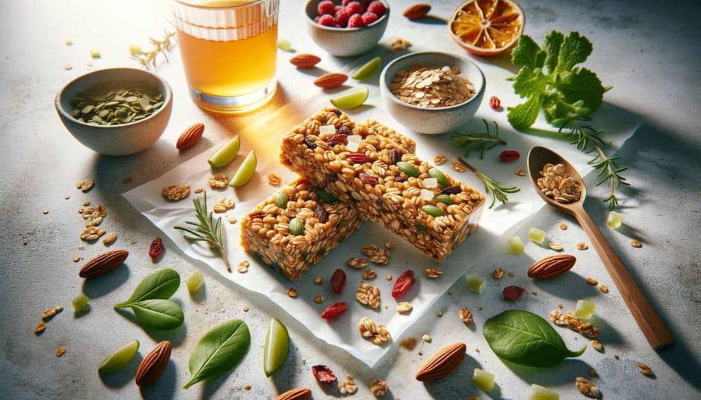 Gember-Noten Granola Bars