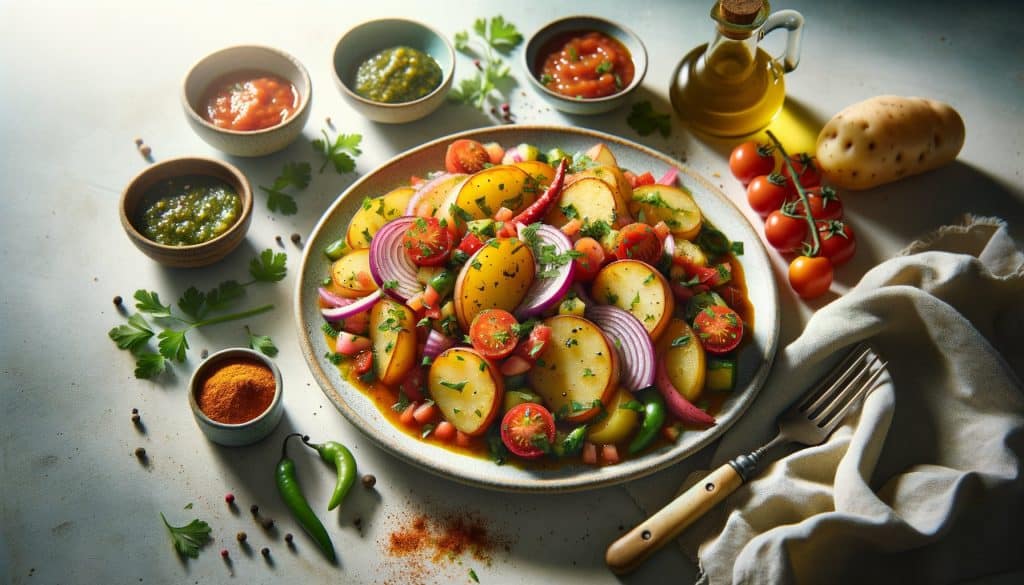 Gepofte Zoete Aardappel met Salsa