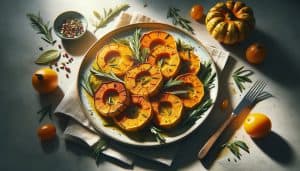 Geroosterde Pompoen met Rozemarijn