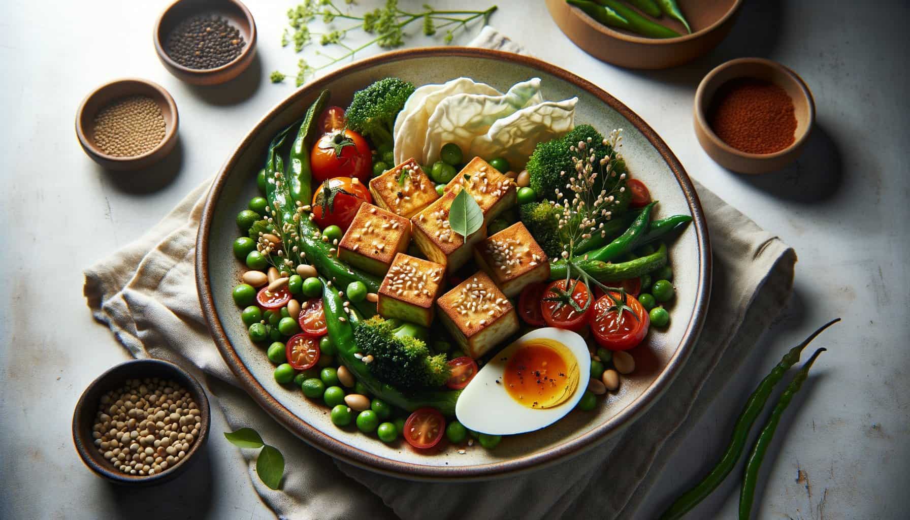 Geroosterde Tempeh met Sesam