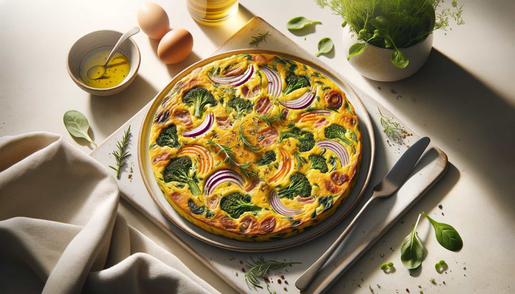 Groente Scraps Frittata