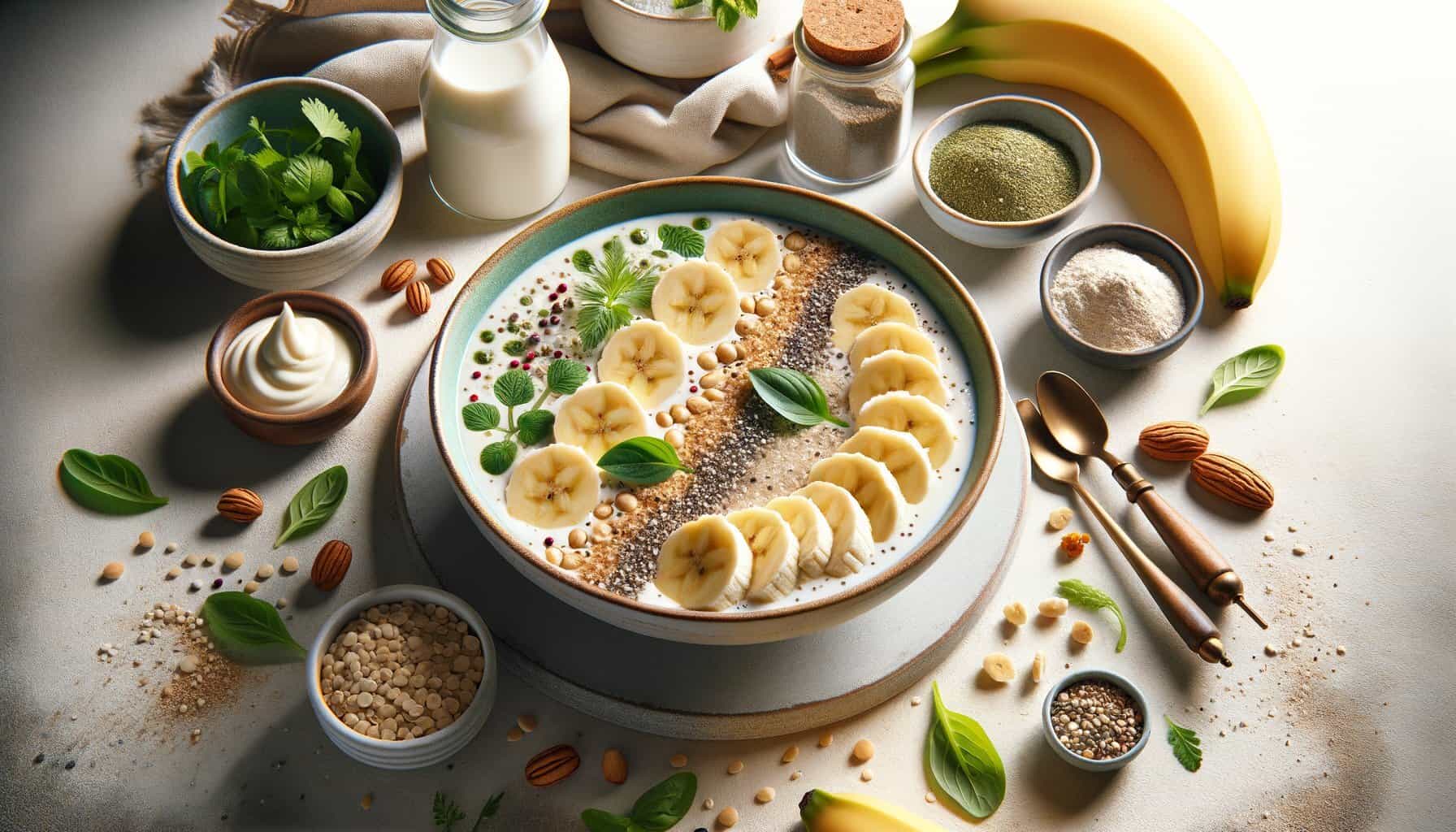 Kefir-Smoothie Bowls met Banaan