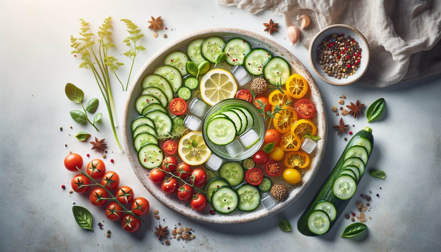 Komkommer-Tijm Infused Water