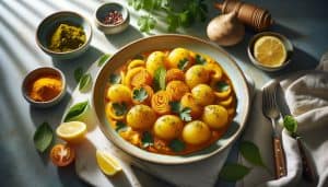 Kurkuma Zoete Aardappel Curry