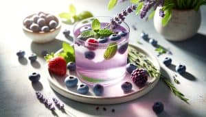 Lavendel-Bosbes Water