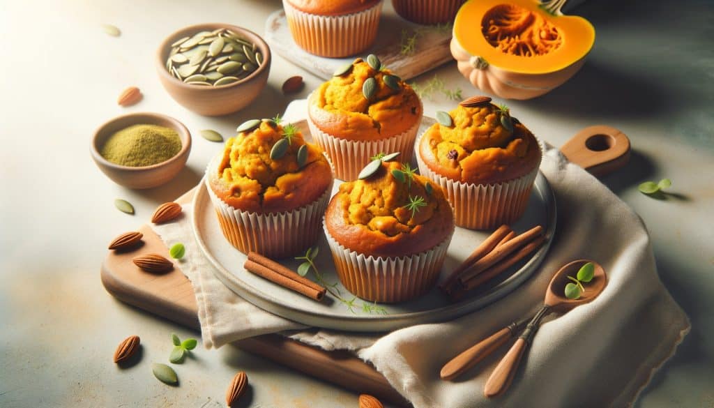 Low-Glycemische Pompoen Muffins