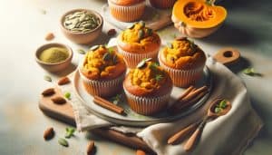Low-Glycemische Pompoen Muffins