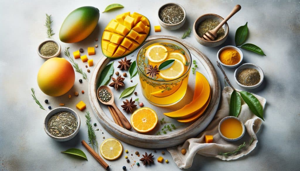Mango-Kurkuma Herbal Infusion