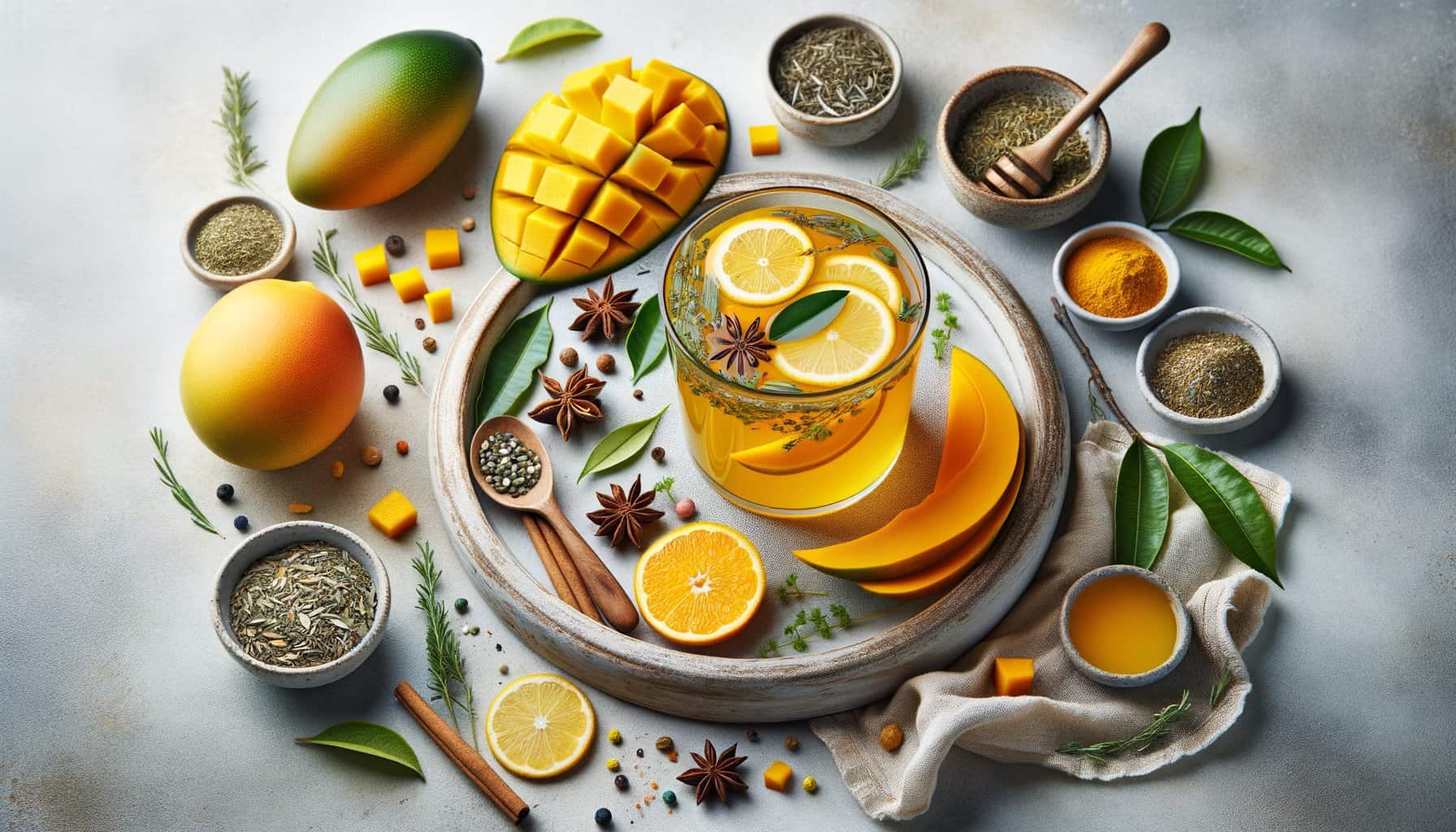 Mango-Kurkuma Herbal Infusion
