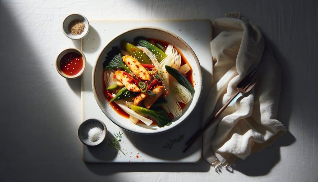 Pittige Kimchi met Daikon