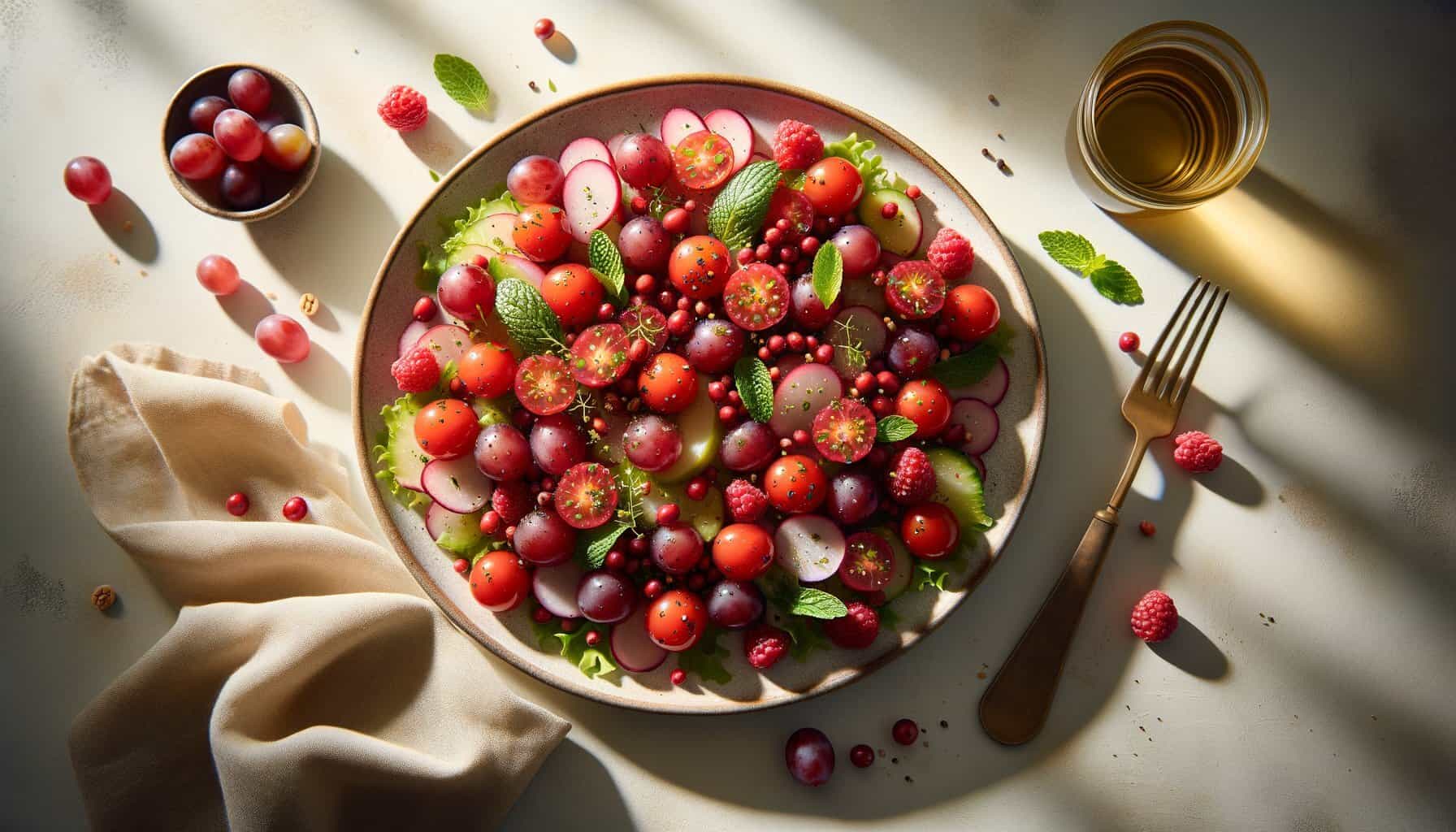 Polyfenolrijke Rode Druif Salade