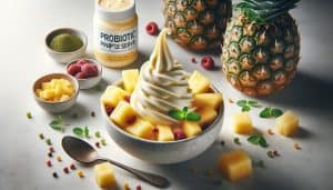 Probiotische Ananas Soft Serve
