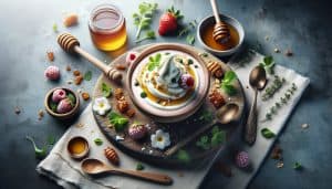 Probiotische Frozen Yogurt met Honing