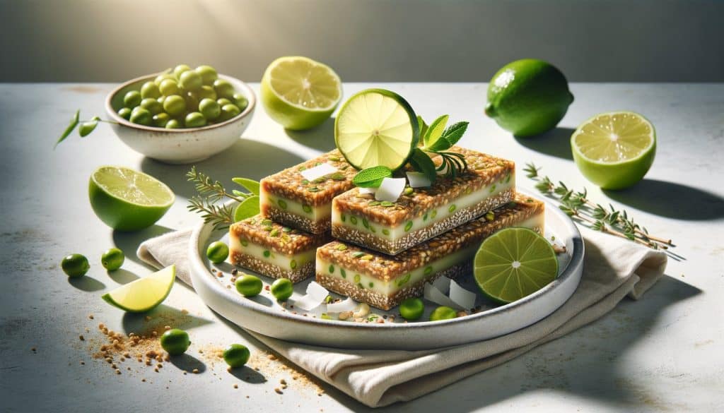 Probiotische Limoen-Kokos Bars