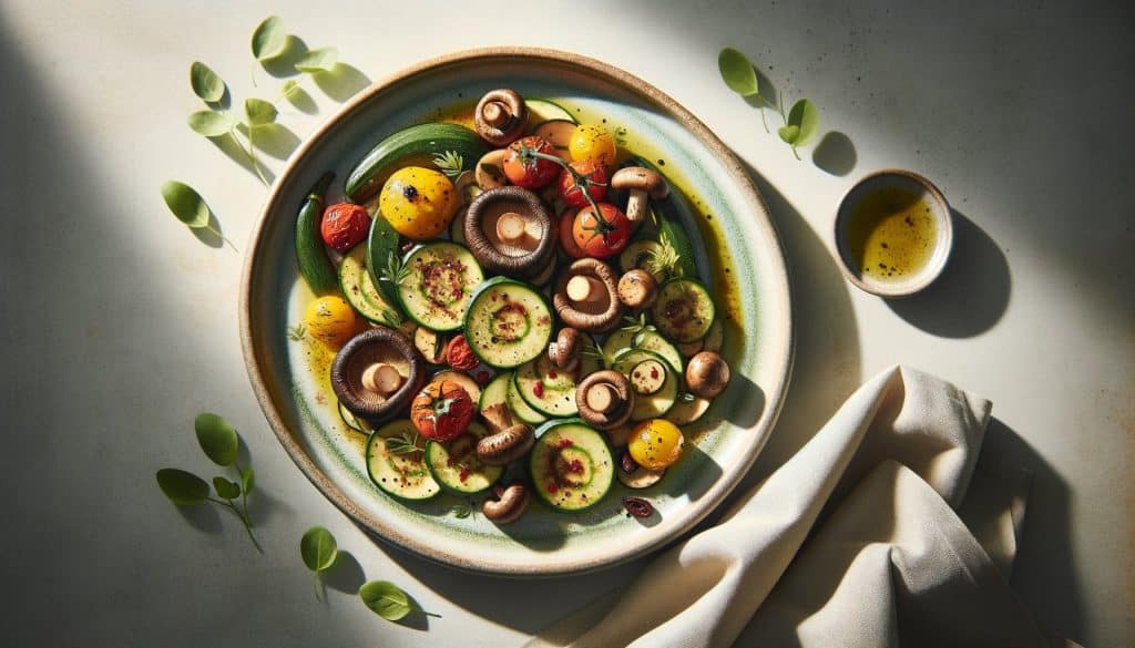 Shiitake Gevulde Courgette