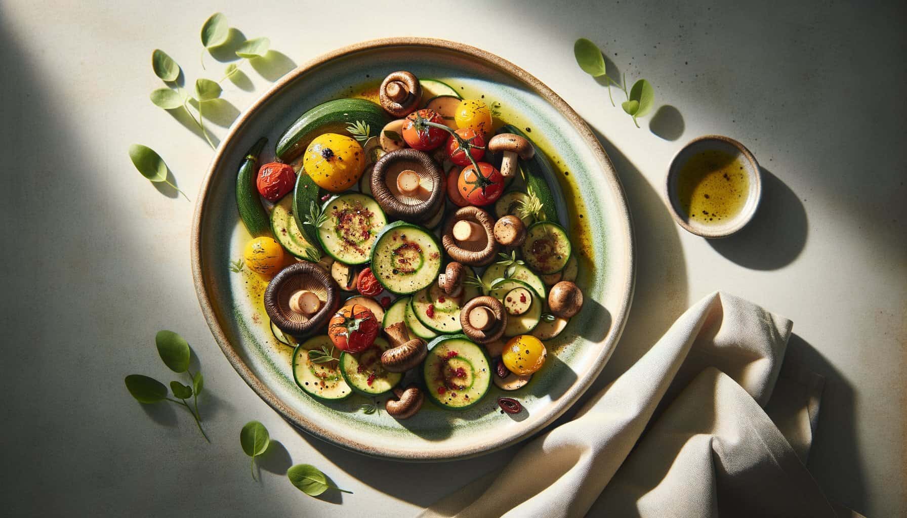 Shiitake Gevulde Courgette