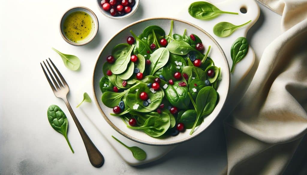 Spinazie Salade met Cranberry