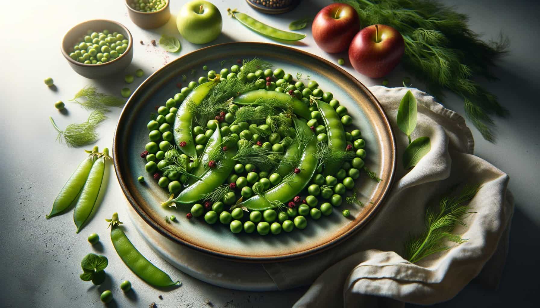 Verse tuinbonen met dille