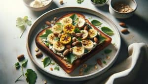 Walnoot-Bananenbrood met Havermout