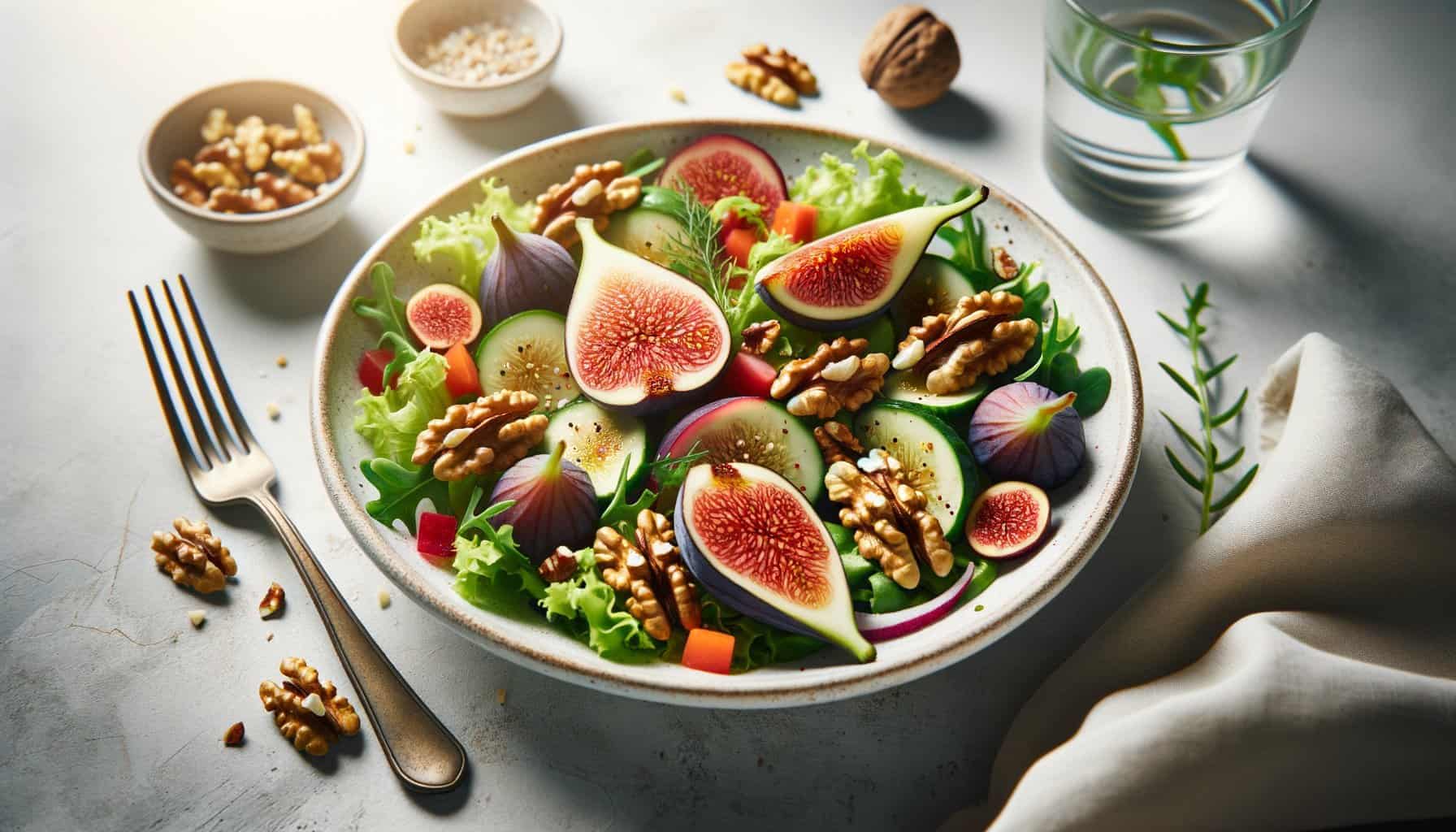 Walnoot en Vijgen Salade