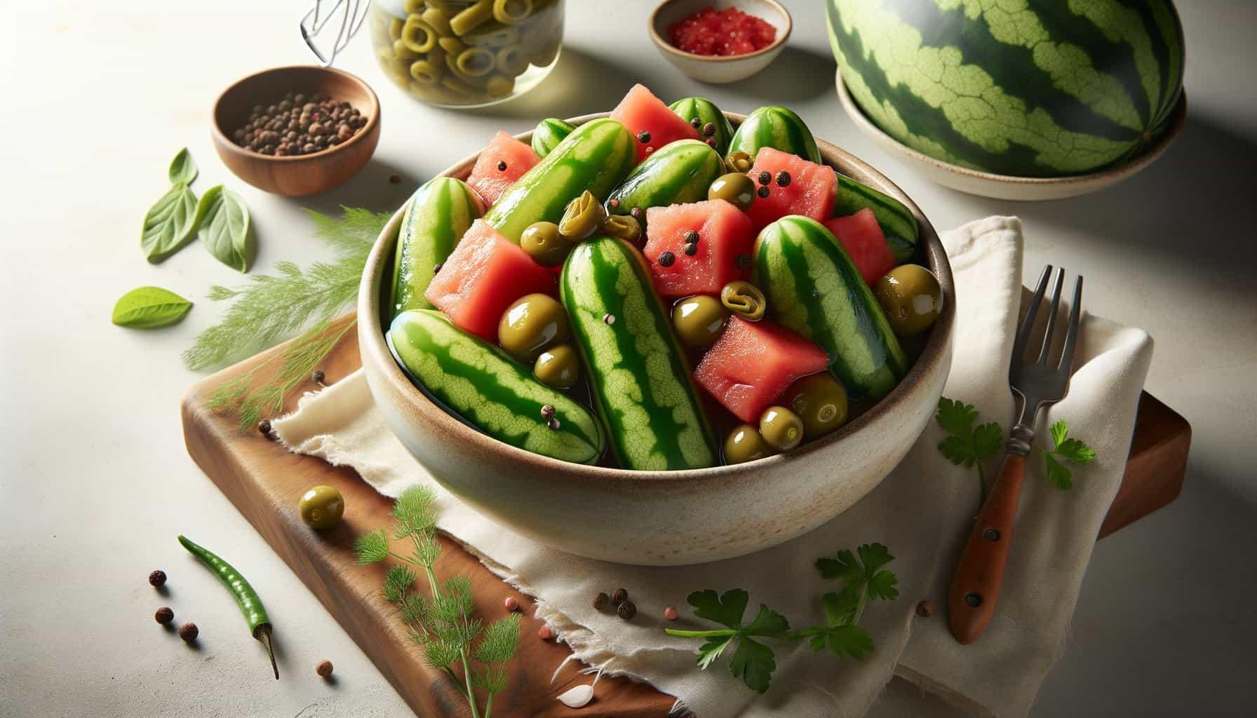 Watermeloenschil Pickles