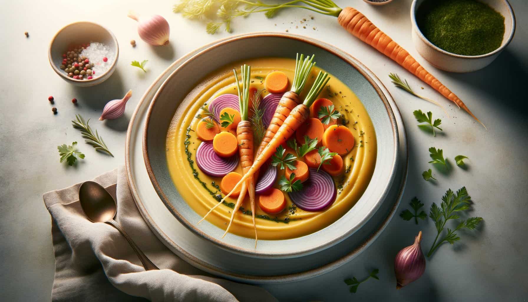 Winter Pastinaak en Wortel Soep