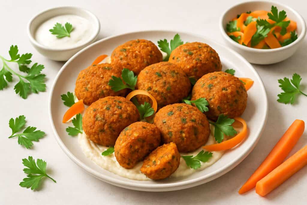 Wortelpulp Falafel