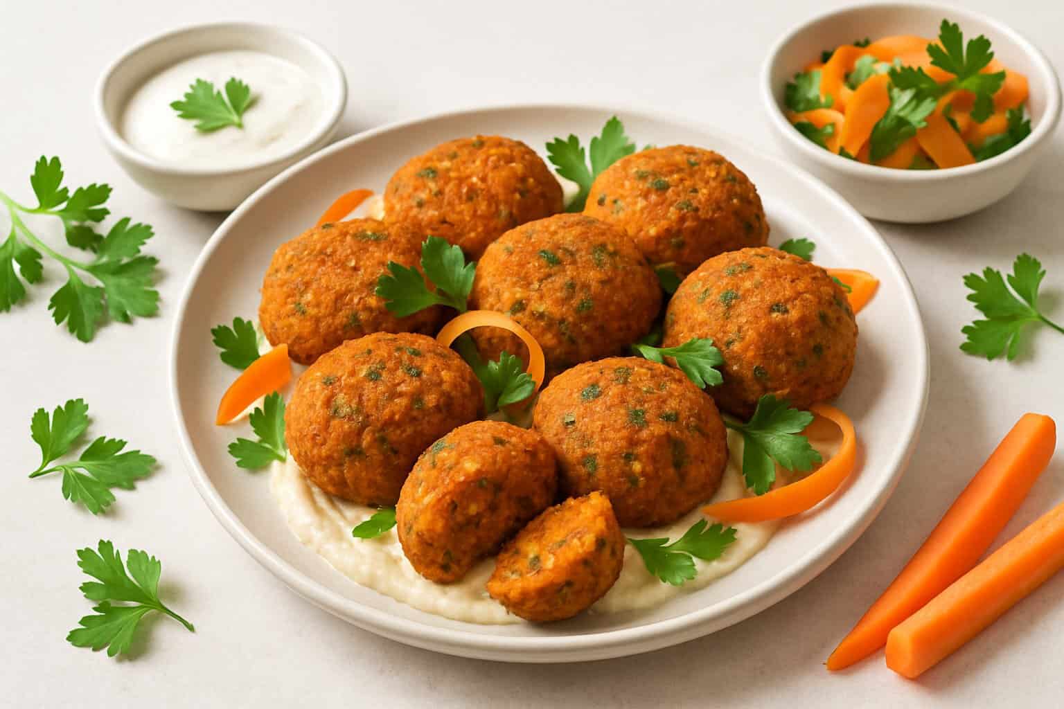 Wortelpulp Falafel