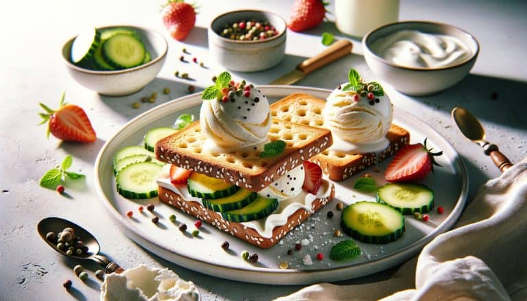 Yoghurt-Kefir IJs Sandwiches
