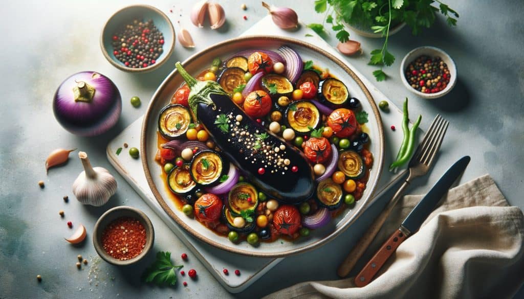 Zomerse Aubergine-Caponata