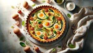 Zomerse Snijbiet Quiche