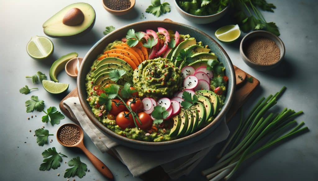 Zuurkoolguacamole met Koriander