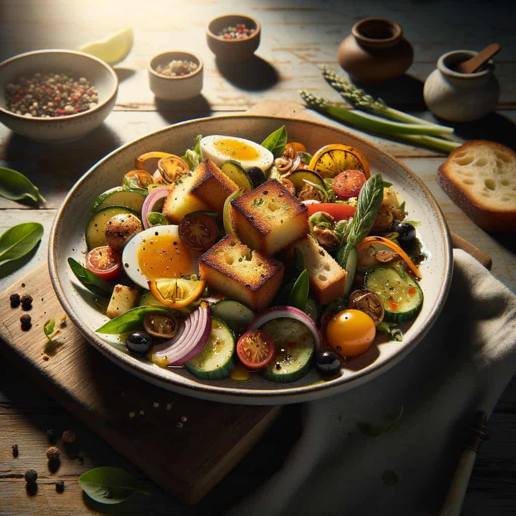 Broodkorst Panzanella Salade