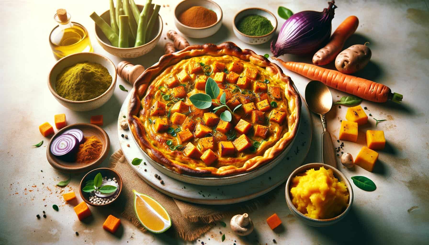 Curry Shepherd’s Pie met Zoete Aardappel