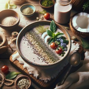 Hennepzaden Smoothie met Kokoswater