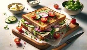 Lente Radijs Butter Sandwiches