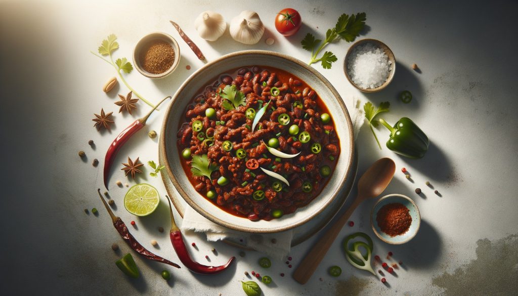 Licht gekruide Chili con Carne