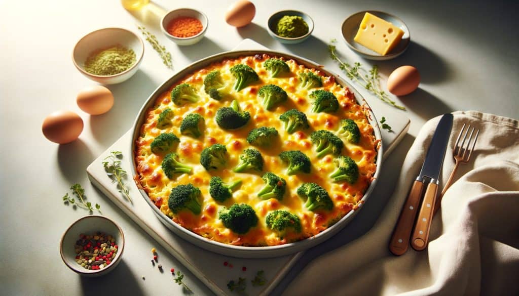 Lichte Broccoli-Kaas Ovenschotel