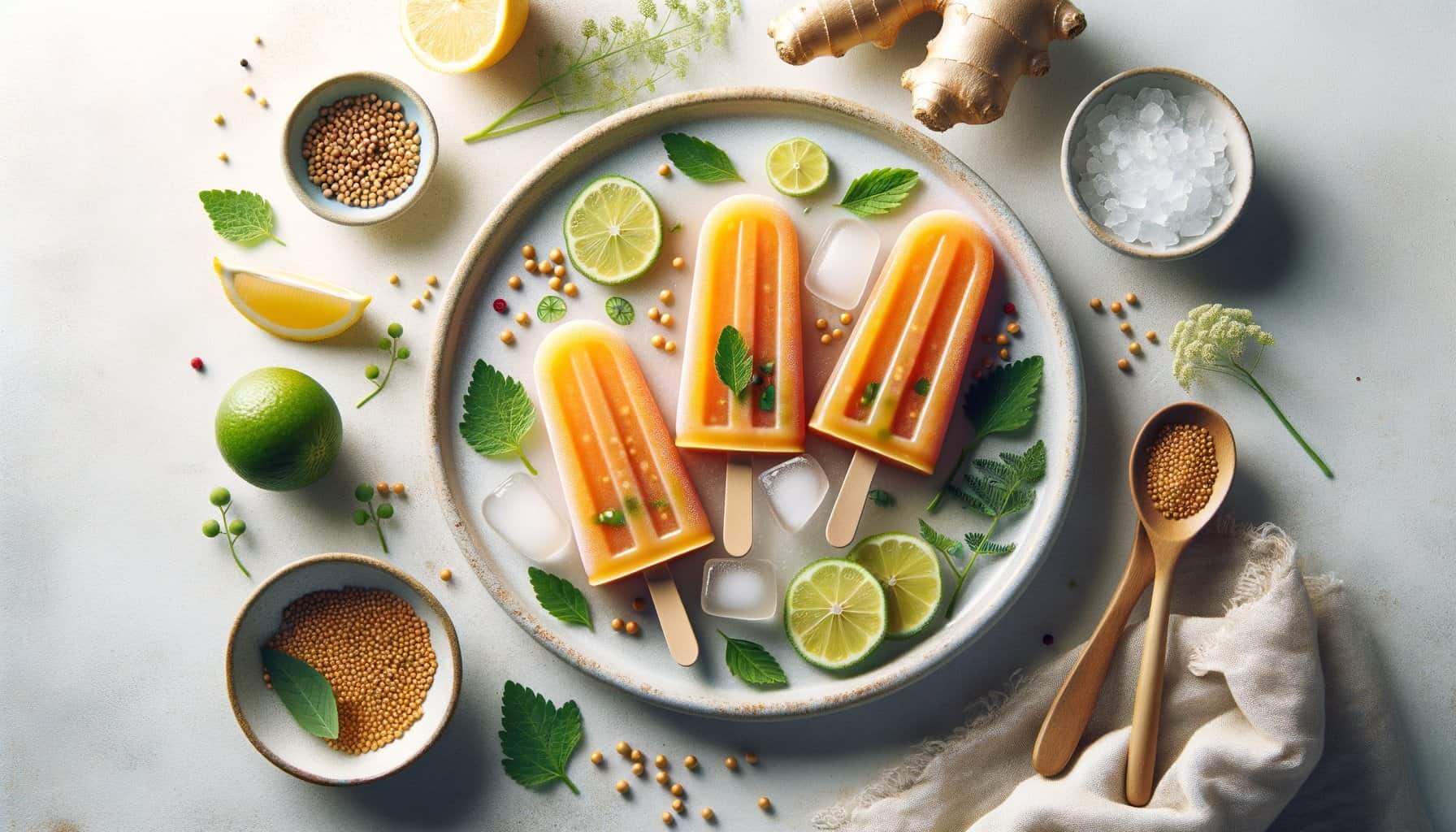 Probiotische Gemberijsjes