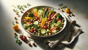 Stoofschotel van Groenten en Kikkererwten