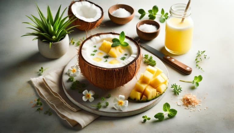 Tropical Coconut Pineapple Drink