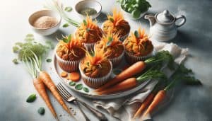 Vezelrijke Wortelcake Muffins